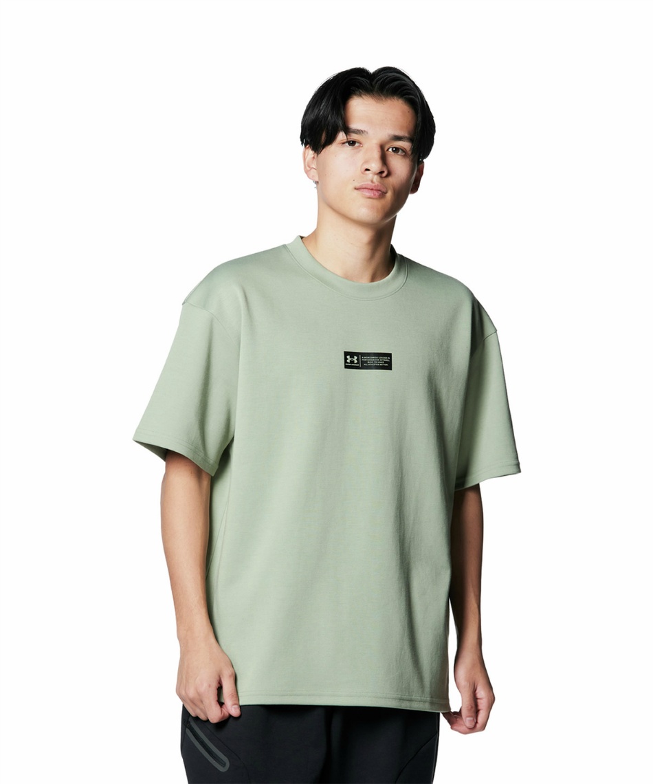 Tシャツ 半袖 UAオーバーサイズ バック グラフィック ショートスリーブTシャツ 1385494-504