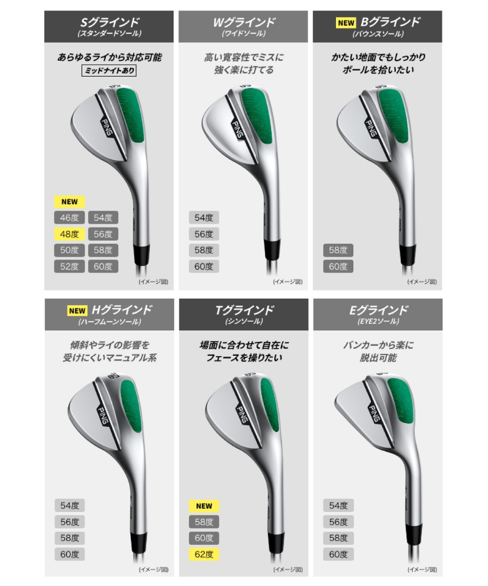 ゴルフクラブ ウェッジ S159 ハイドロパールクローム仕上げ