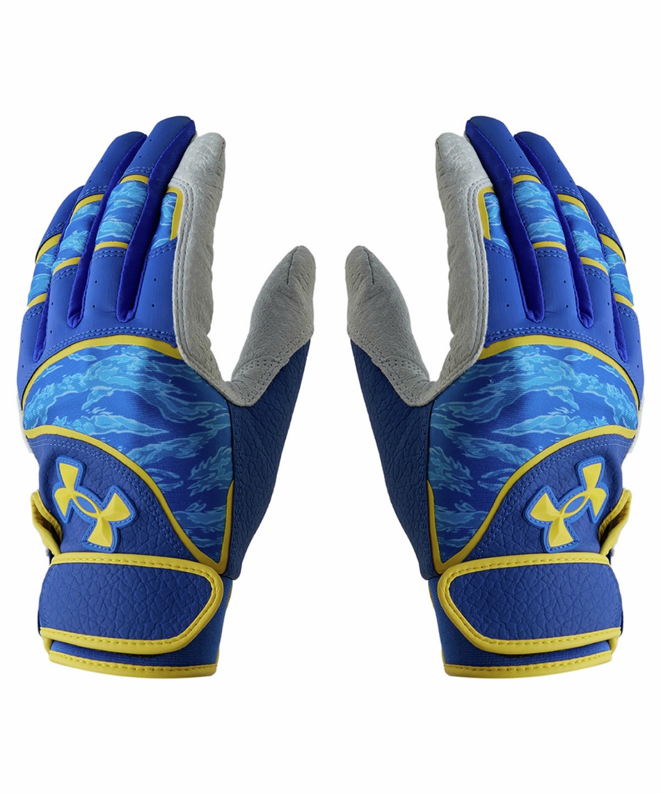 l|Cg49pt A_[A[}[(UNDER ARMOUR) 싅 obeBOO[u p UA Undeniable Pro Batting Gloves 6001006-400 Y XL