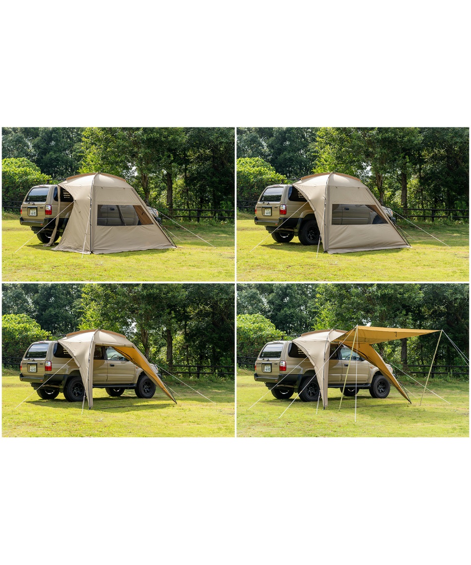 オガワテント(OGAWA) カーサイド型タープ カーサイドシェルターT/C