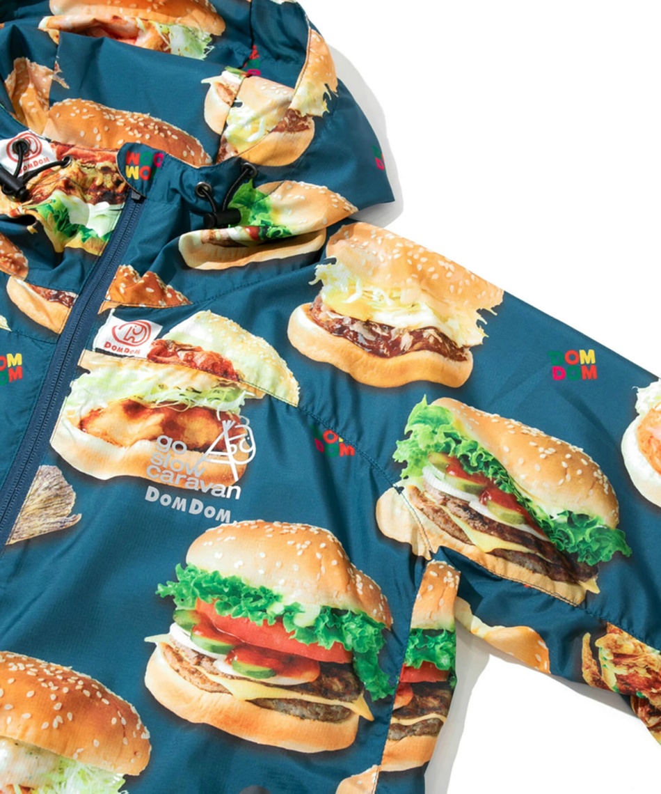 マウンテンパーカー DOMDOM×GSC マイクロリップ目立っちゃブルパーカ