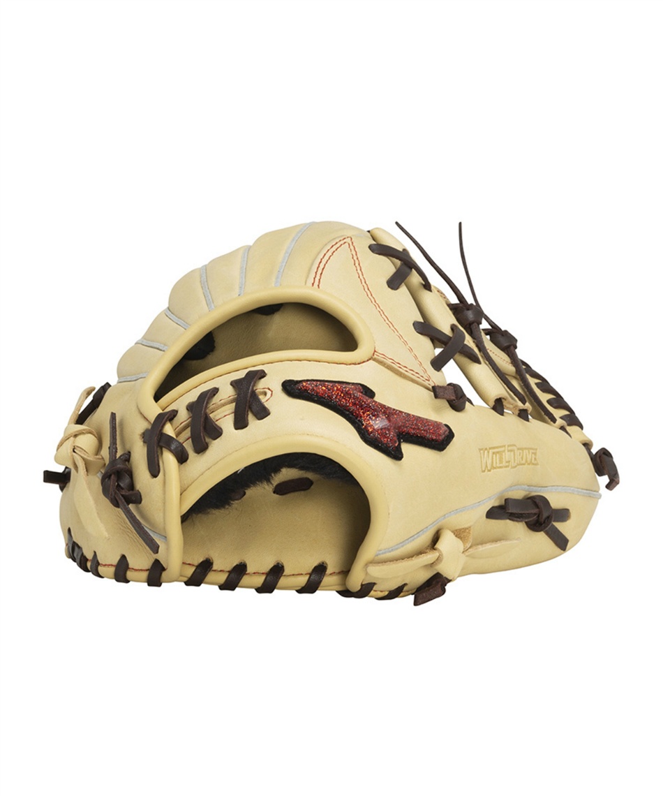 野球 少年軟式グローブ オールラウンド用 軟式用WILLDRIVE RED AXI