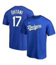 野球ウェア 半袖Tシャツナイキ ドジャース ネーム＆ナンバー