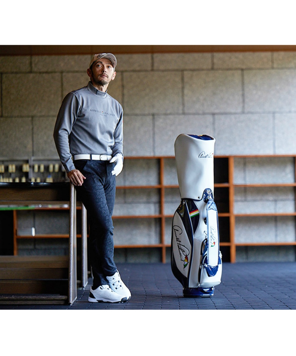 ゴルフウェア ロングパンツ ストレッチ裏パイルエンボスパンツ