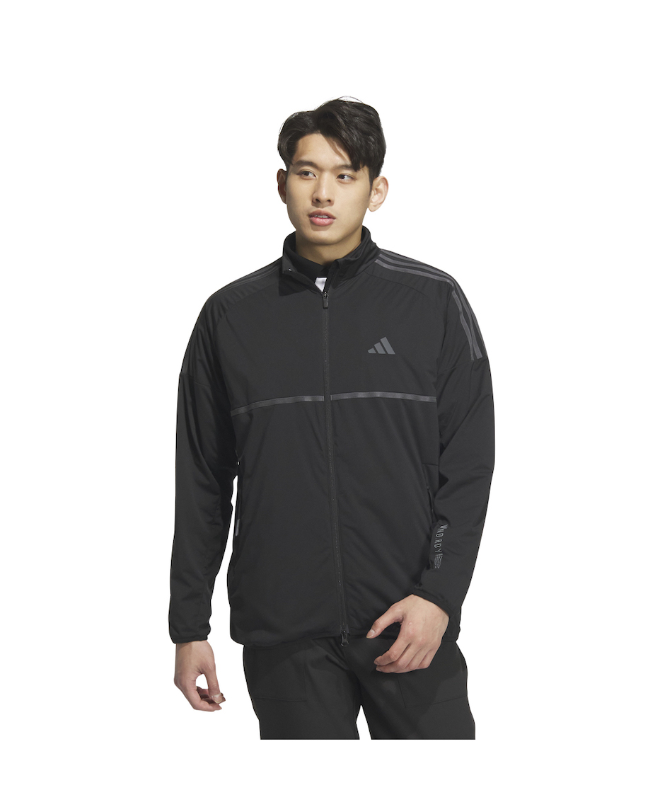 ゴルフウェア ブルゾン WIND.RDY スリーストライプスフルジップ
