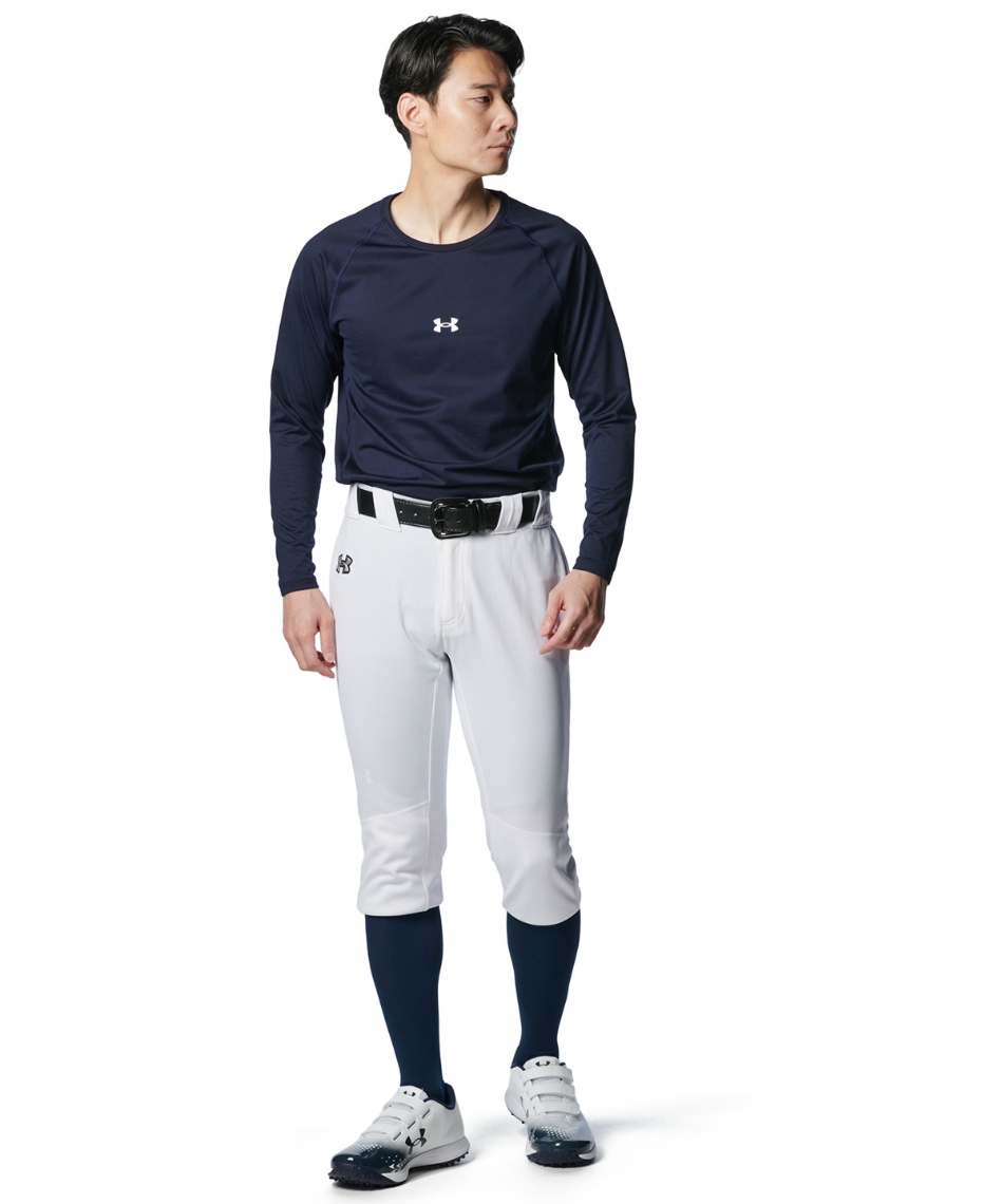 野球 アンダーシャツ 長袖 UA CG CONFORT FITTED LS CREW 1388134-410