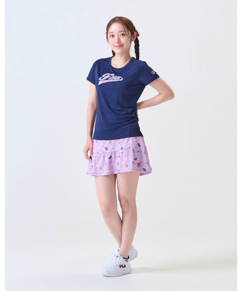 FILA テニスウェア 半袖シャツ＆スコート＆サンバイザー フィラ