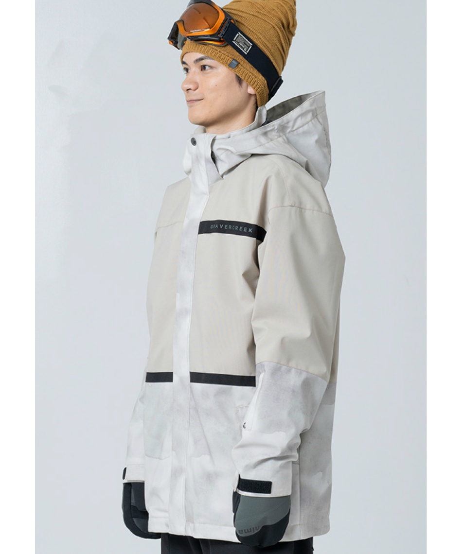 【美品】GRAVER CREEK スノージャケット (L) ☆ グラバークリーク(GRAVER CREEK) スノーボードウェア ジャケット SNB