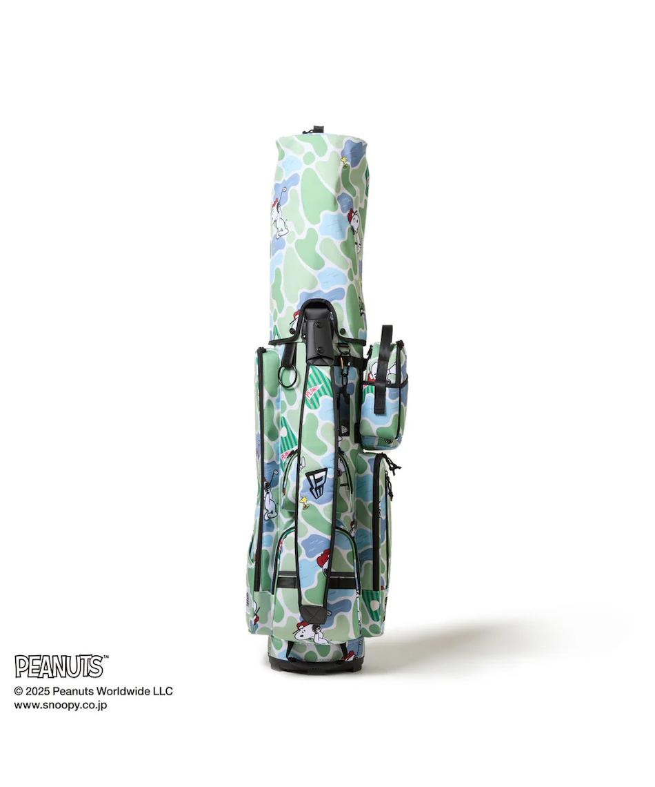 ニューエラ(NEW ERA) キャディバッグ PEANUTS ピーナッツ グリーンカモ