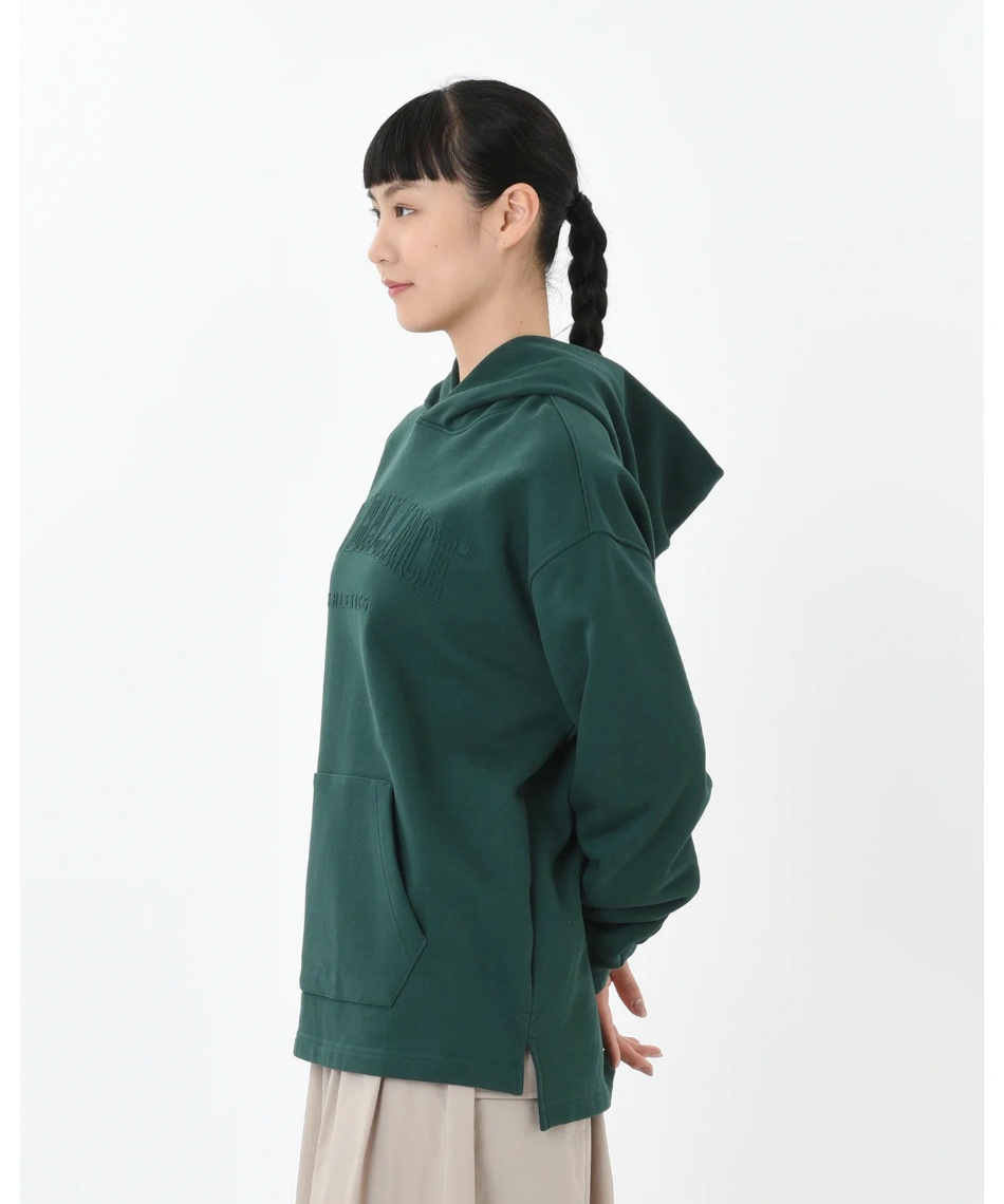 i NEED OKMIパーカー(緑) スウェットパーカー エンボスグラフィック フリースフーディ WT43512