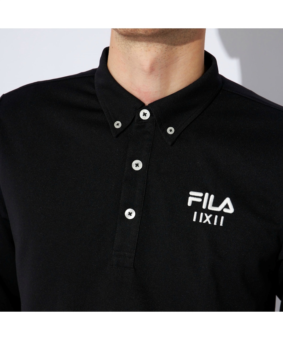 ゴルフウェア ポロシャツ 長袖 無地長袖ポロシャツ 784515Y 【ご自宅