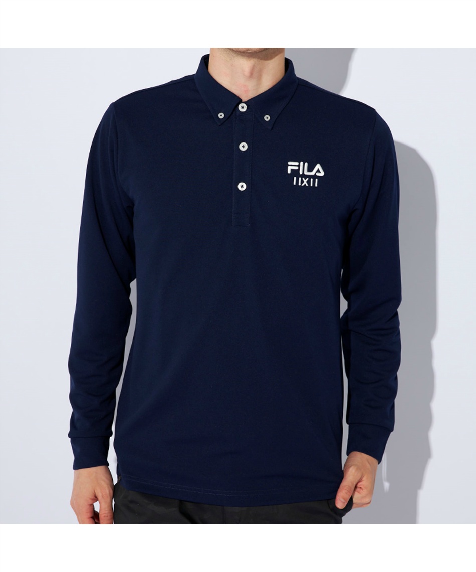 ゴルフウェア ポロシャツ 長袖 無地長袖ポロシャツ 784515Y 【ご自宅