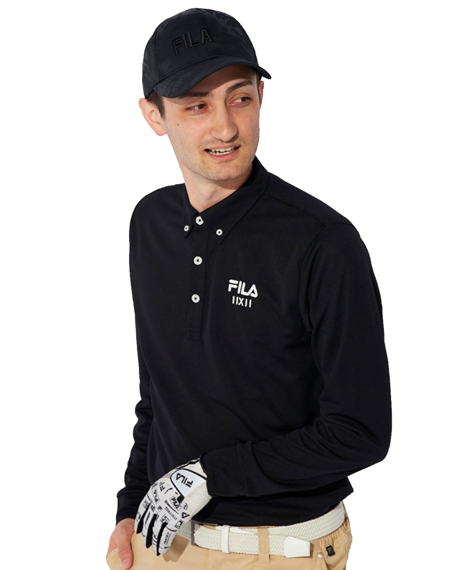 ゴルフウェア ポロシャツ 長袖 無地長袖ポロシャツ 784515Y 【ご自宅