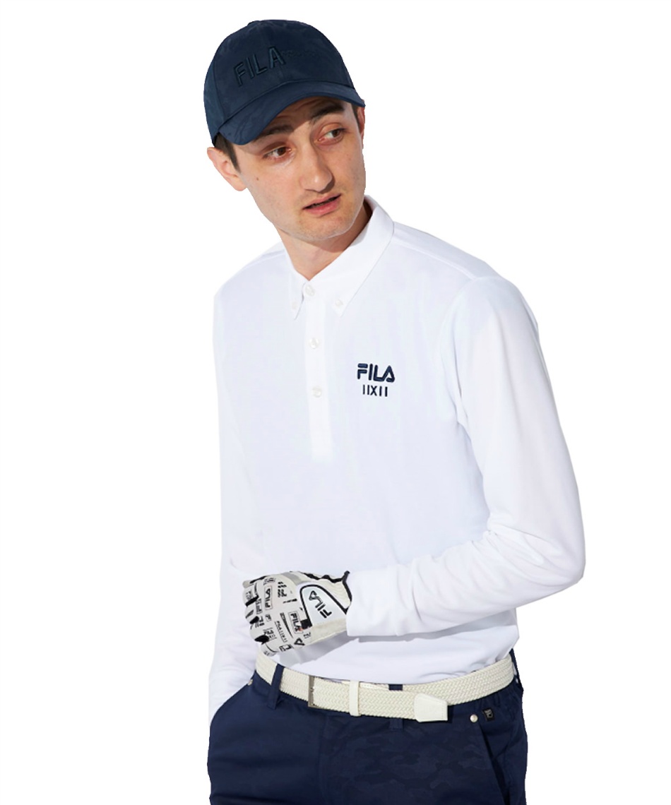 ゴルフウェア ポロシャツ 長袖 無地長袖ポロシャツ 784515Y 【ご自宅