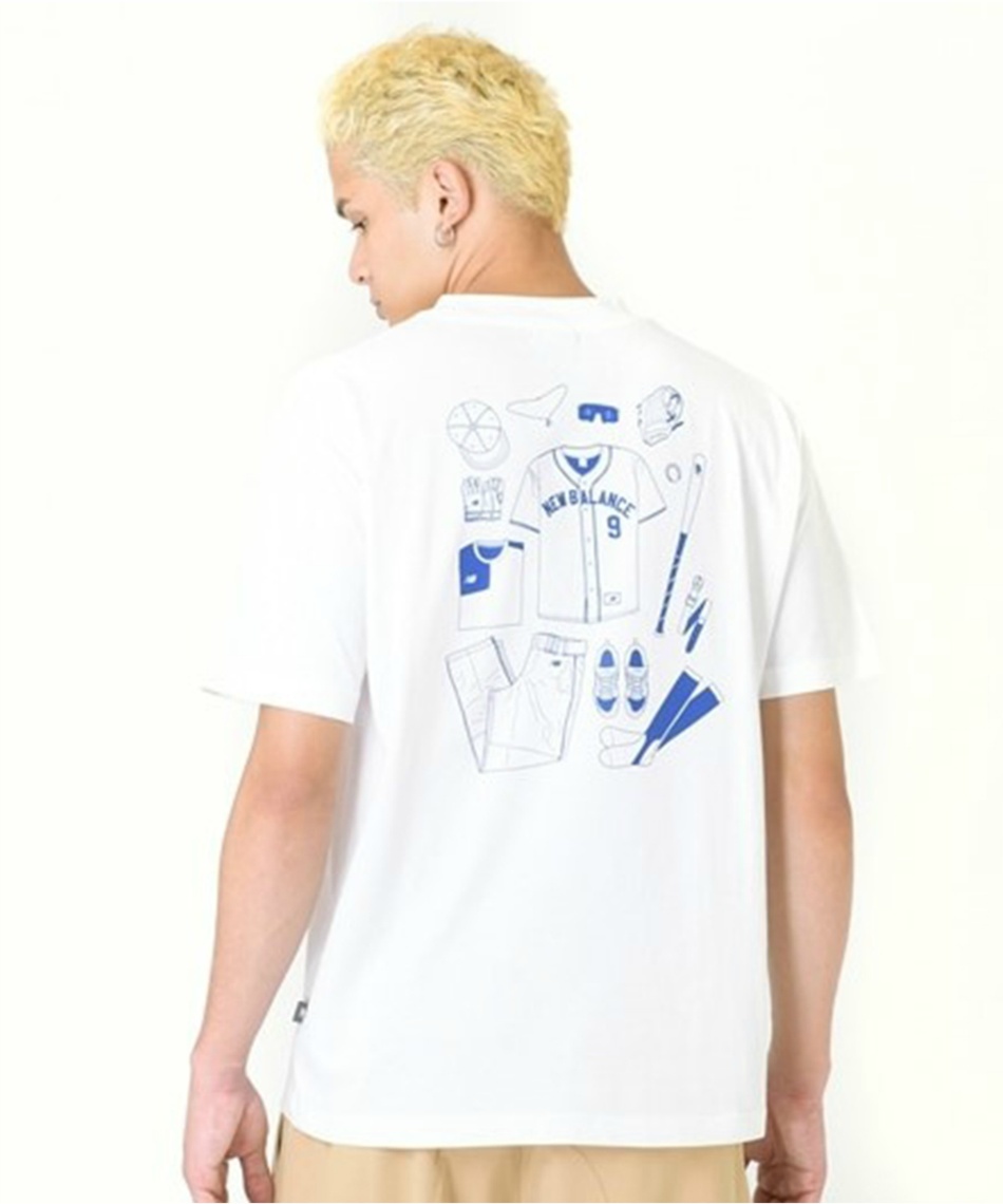 NEW BALANCE スホツエッセンシャルスロコフリントTシャツ ニューバランス(new balance) 野球ウェア 半袖Tシャツ ベース