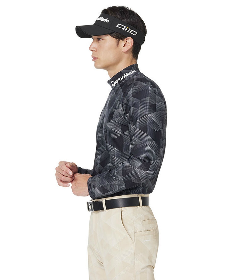 ゴルフウェア 長袖シャツ ツアー TMグラフィック LS モック UN324