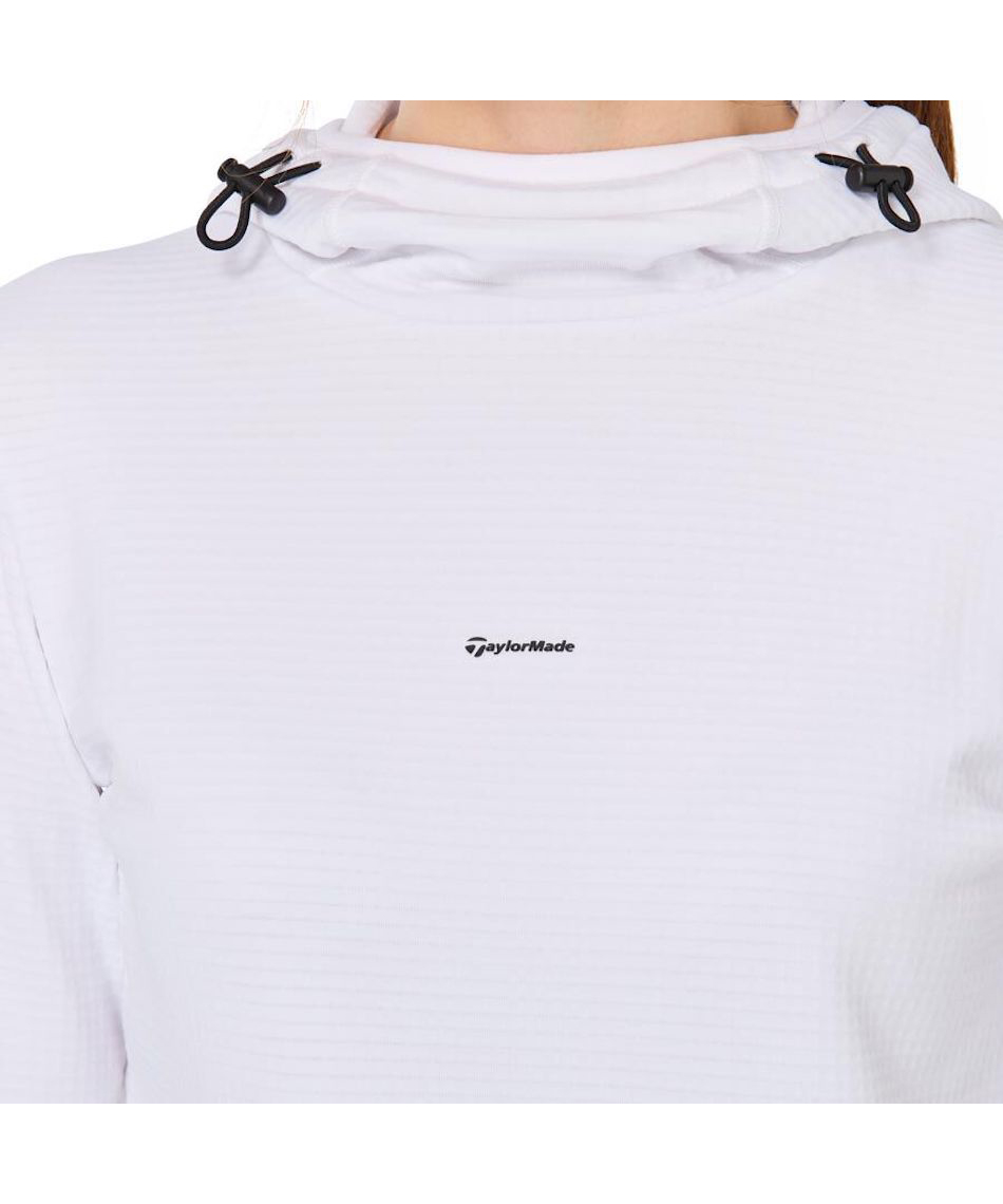 ゴルフウェア スウェット ウィメンズ ラインドL/S フーディー UN428