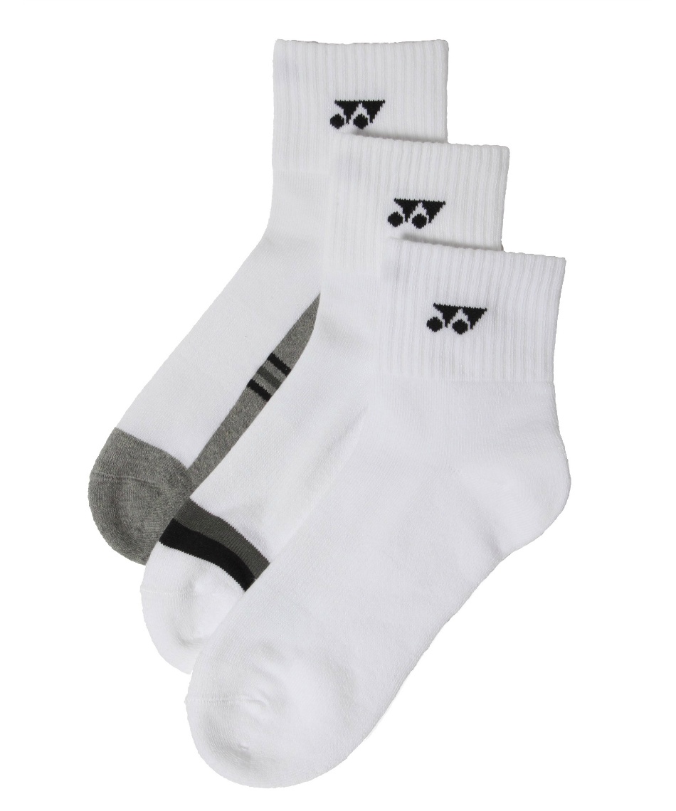 ヨネックス(YONEX) アンクルソックス 3足セット 19234Y