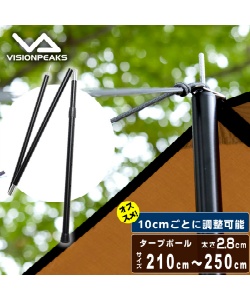 �l���|�C���g780pt �y���������z�r�W�����s�[�N�X(VISIONPEAKS) �e���g�|�[�� �A�W���X�^�u���|�[��250 VP160305D12 �u���b�N