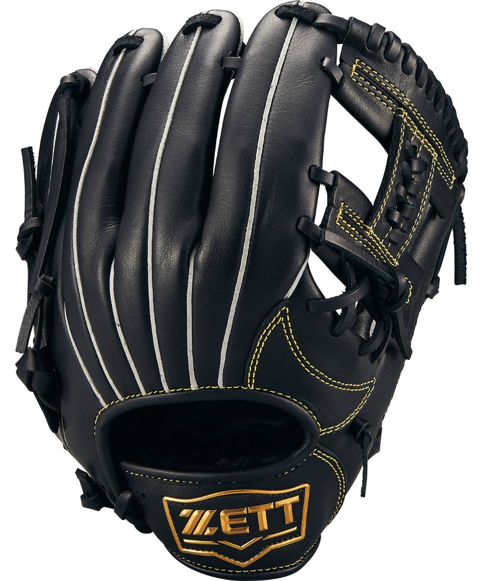 ZETT 軟式グローブ 黒 レザー ゼット(ZETT) 野球 少年軟式グローブ オールラウンド用 少年