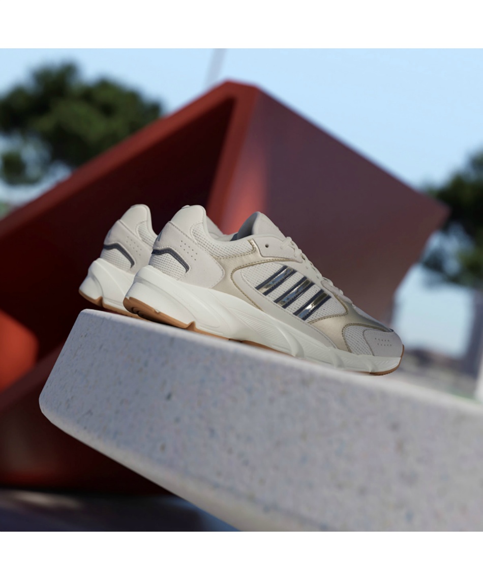 【正規品】ADIDAS クレイジーカオス2000 ベージュ系 メンズ アディダス(adidas) スニーカー クレイジーカオス 2000