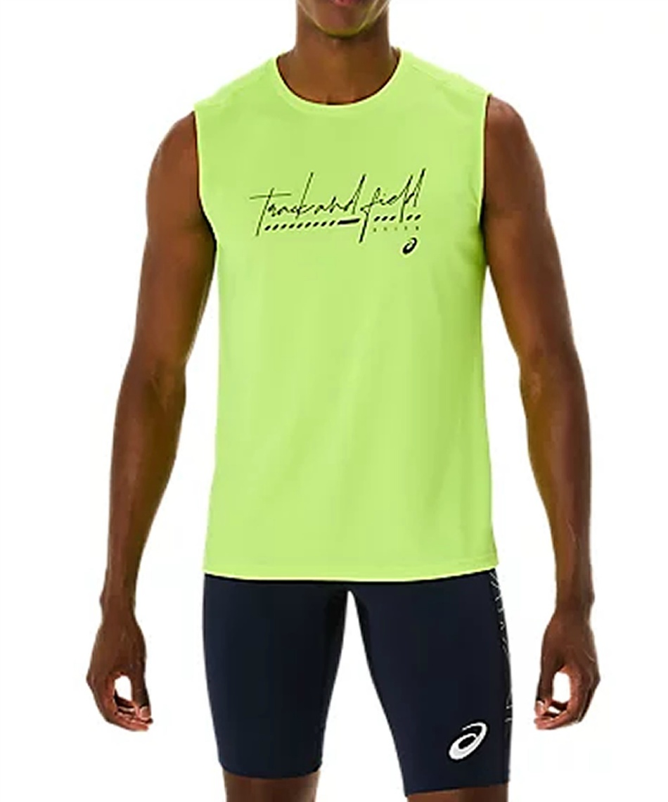 陸上 ウェア ノースリーブ TRACK GRAPHIC SLEEVELESS TOP