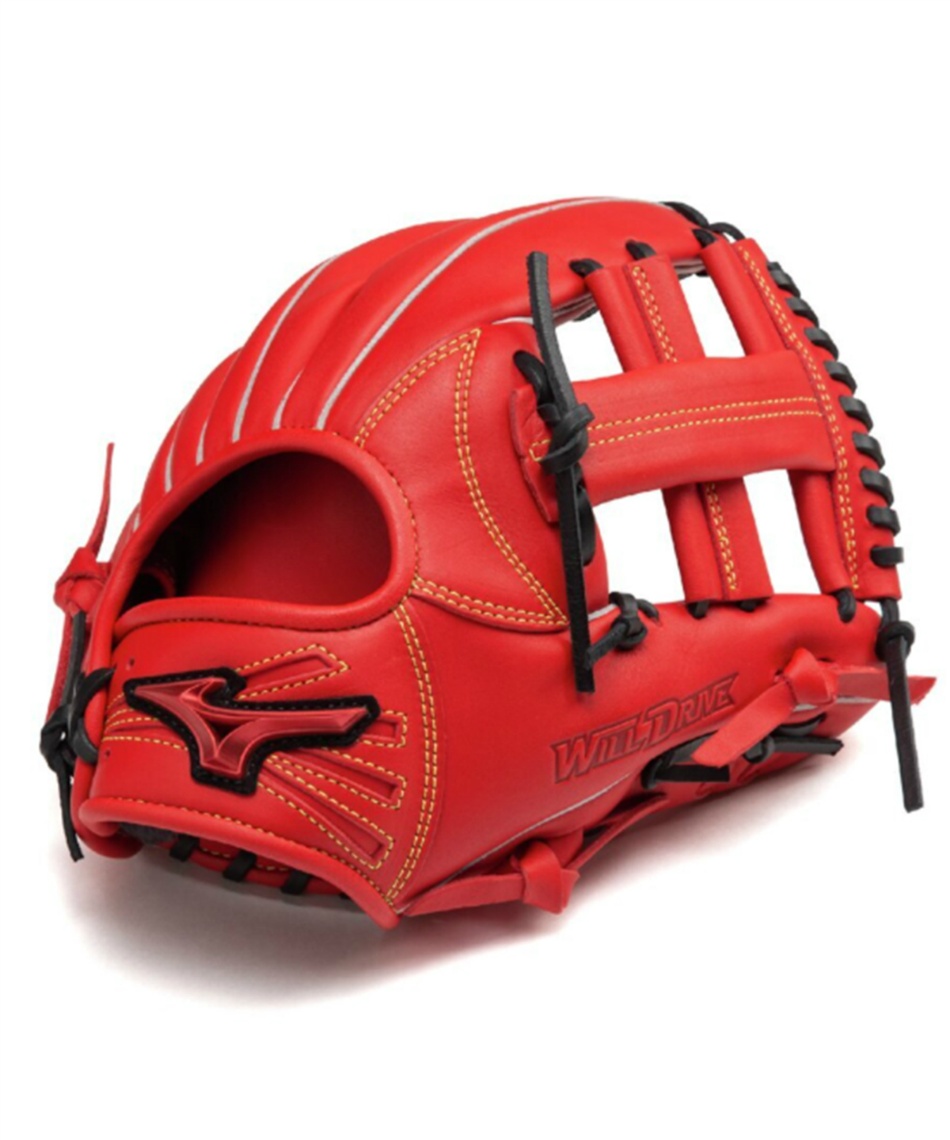 ミズノ 野球 一般軟式グローブ 内野手 メンズ レディース 軟式用ウィルドライブ レッド IBE 内野手向け サイズ8 1AJGR32803 MIZUNO ミズノ(MIZUNO) 野球 一般軟式グローブ 内野手 軟式用ウィルドライブ