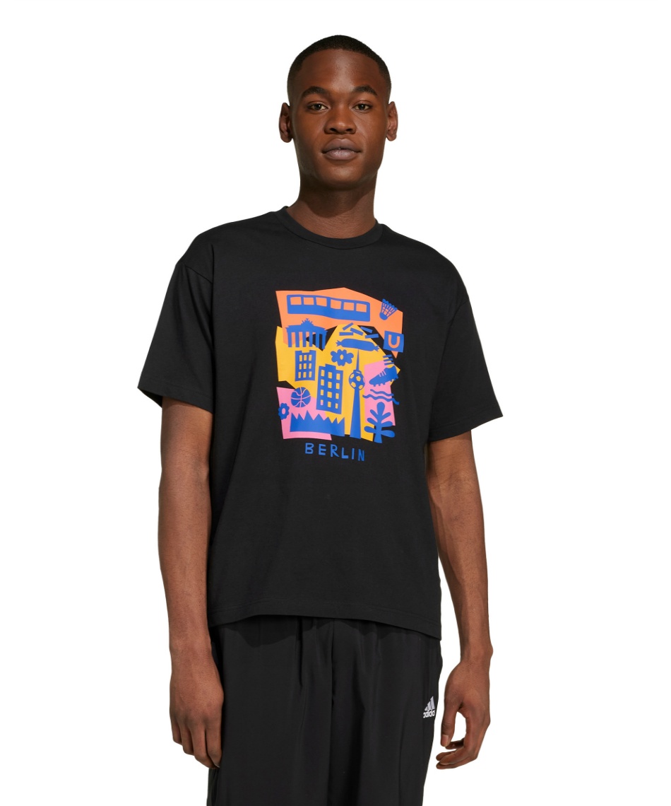 半袖Tシャツ Tシャツ 半袖ベルリン ペーパーカット半袖Tシャツ ジェンダー