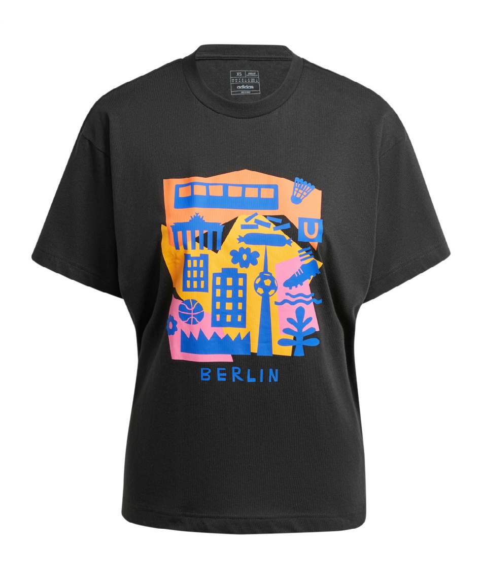 Tシャツ 半袖ベルリン ペーパーカット半袖Tシャツ ジェンダー