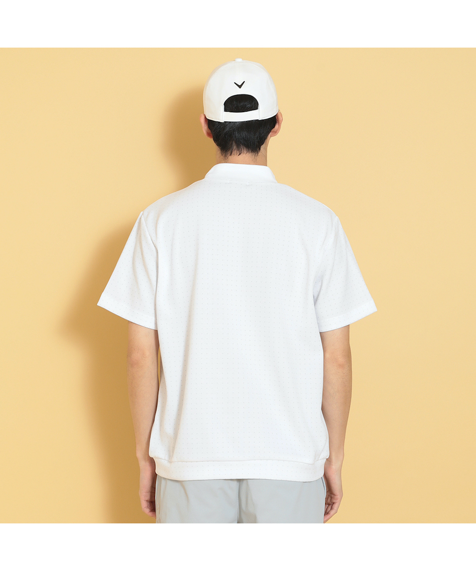 ゴルフウェア スウェット 半袖モックネックスウェット C25117102