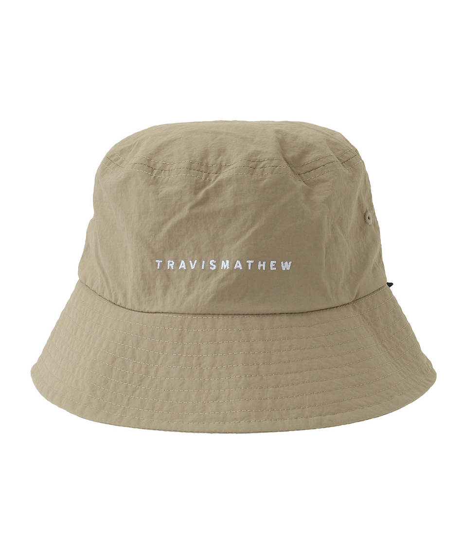 トラヴィスマシュー　TravisMathew バケットハット　ゴルフ　帽子 トラヴィスマシュー TM ベーシックロゴ刺繍ツイルバケットハット