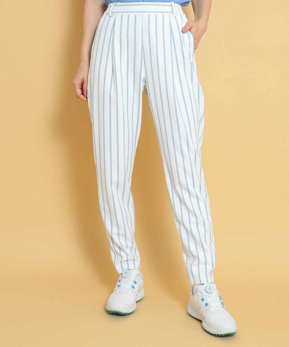 Chloé ストライプパンツ ゴルフウェア ロングパンツ ストライプジョガーパンツ C25126204