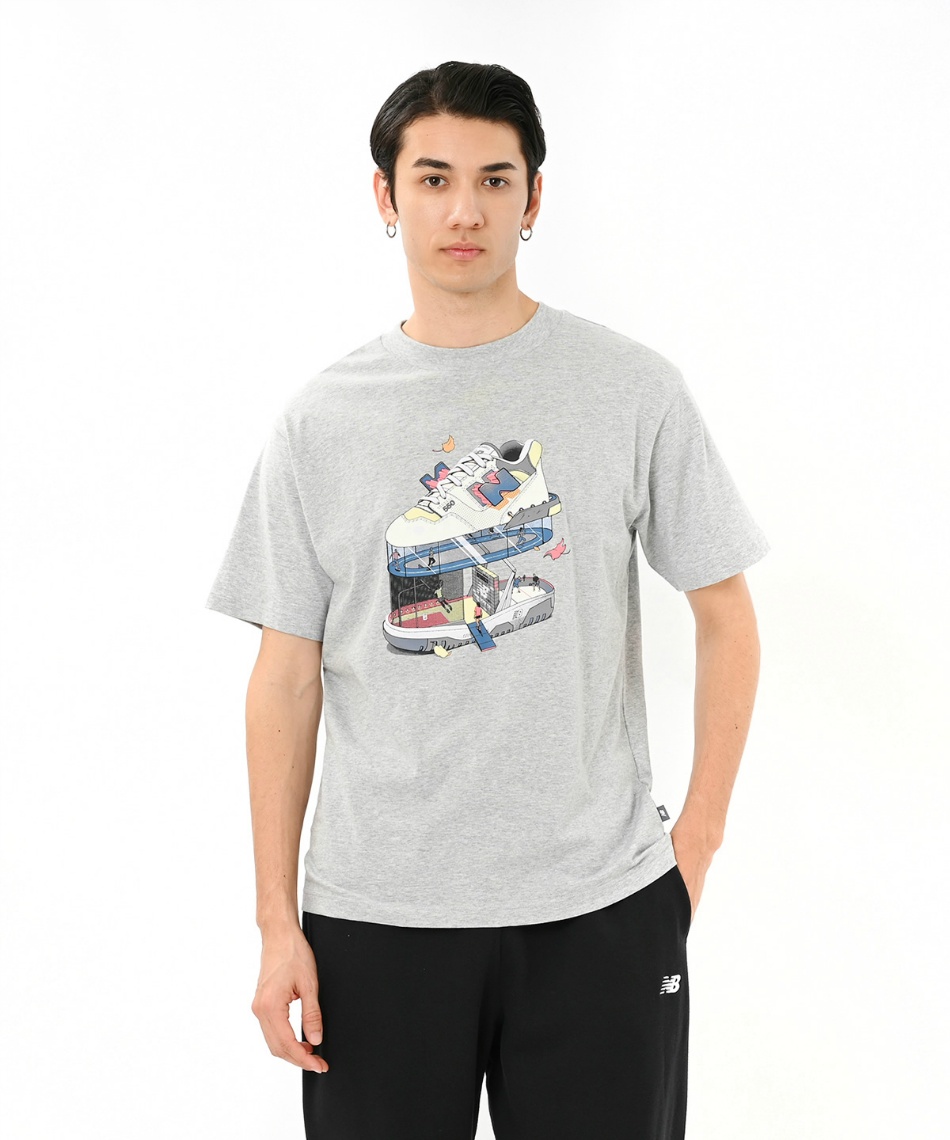 ニューバランス(new balance) Tシャツ 半袖 BB550 プリントTシャツ