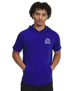 l|Cg50pt 30% OFF^SALE yzA_[A[}[(UNDER ARMOUR) TVc  UA PROJECT ROCK BLOOD SWEAT RESPECT SHORT SLEEVE TERRY HOODIE 1389938-400 Y 400 SM
