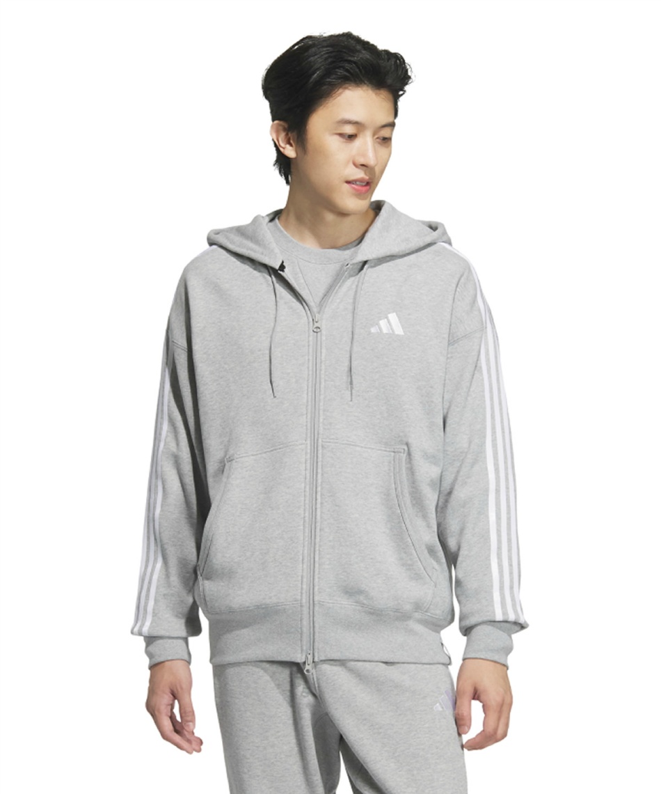 スウェットジャケット エッセンシャルズ プラス ルーズフィット スリー