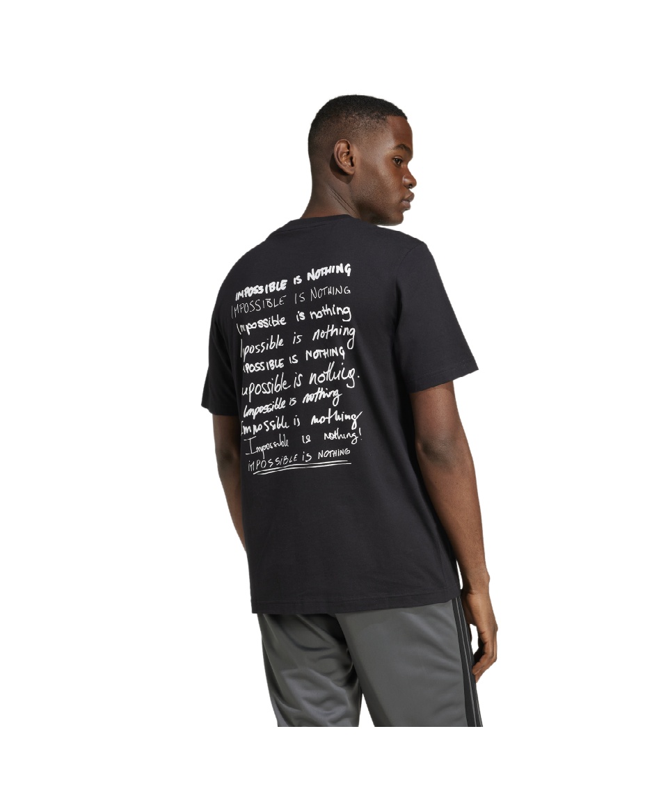アディダス(adidas) Tシャツ 半袖 Impossible Is Nothing グラフィック半袖Tシャツ KCJ23-JL6119 2