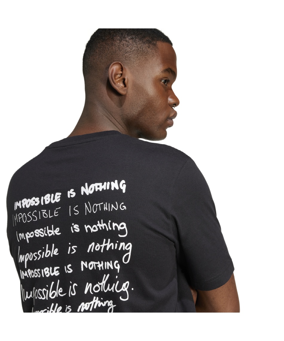 Tシャツ 半袖Impossible Is Nothing グラフィック半袖TシャツKCJ23