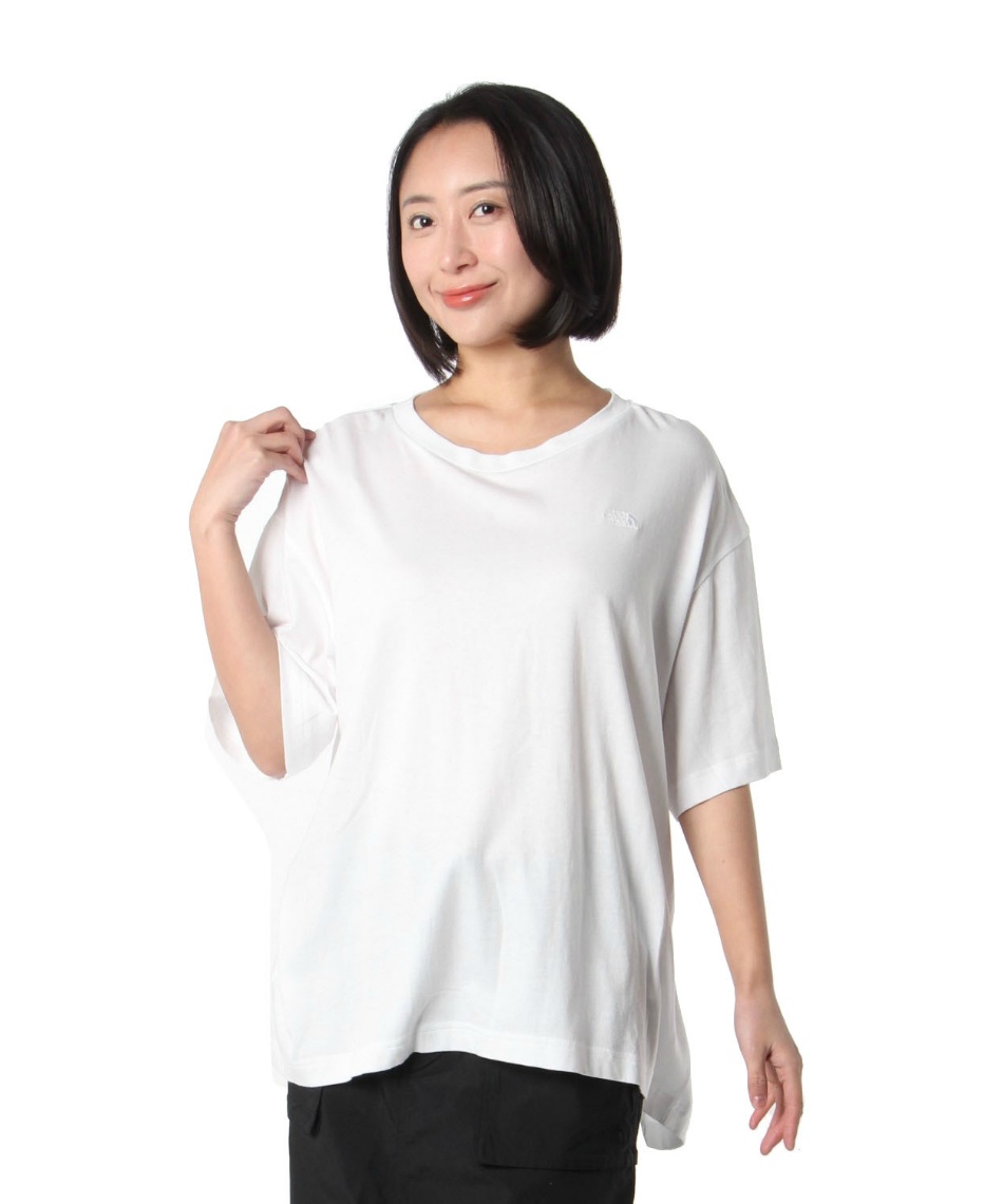 Tシャツ 半袖 ショートスリーブラウンドヘムビッグティー NTW32542-W