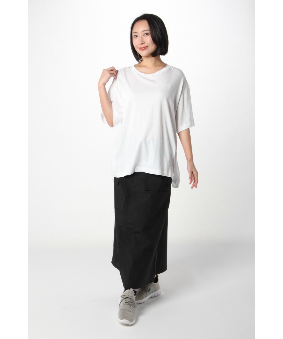 Tシャツ 半袖 ショートスリーブラウンドヘムビッグティー NTW32542-W