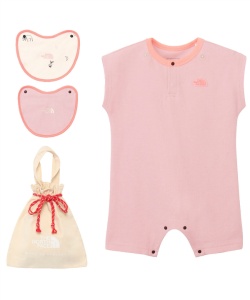l|Cg59pt 34% OFF^SALE yzUEm[XEtFCX(THE NORTH FACE) p[X  B Latch Pile Rompers & 2P Bib NTB12567-MK yKiz WjA MK 80