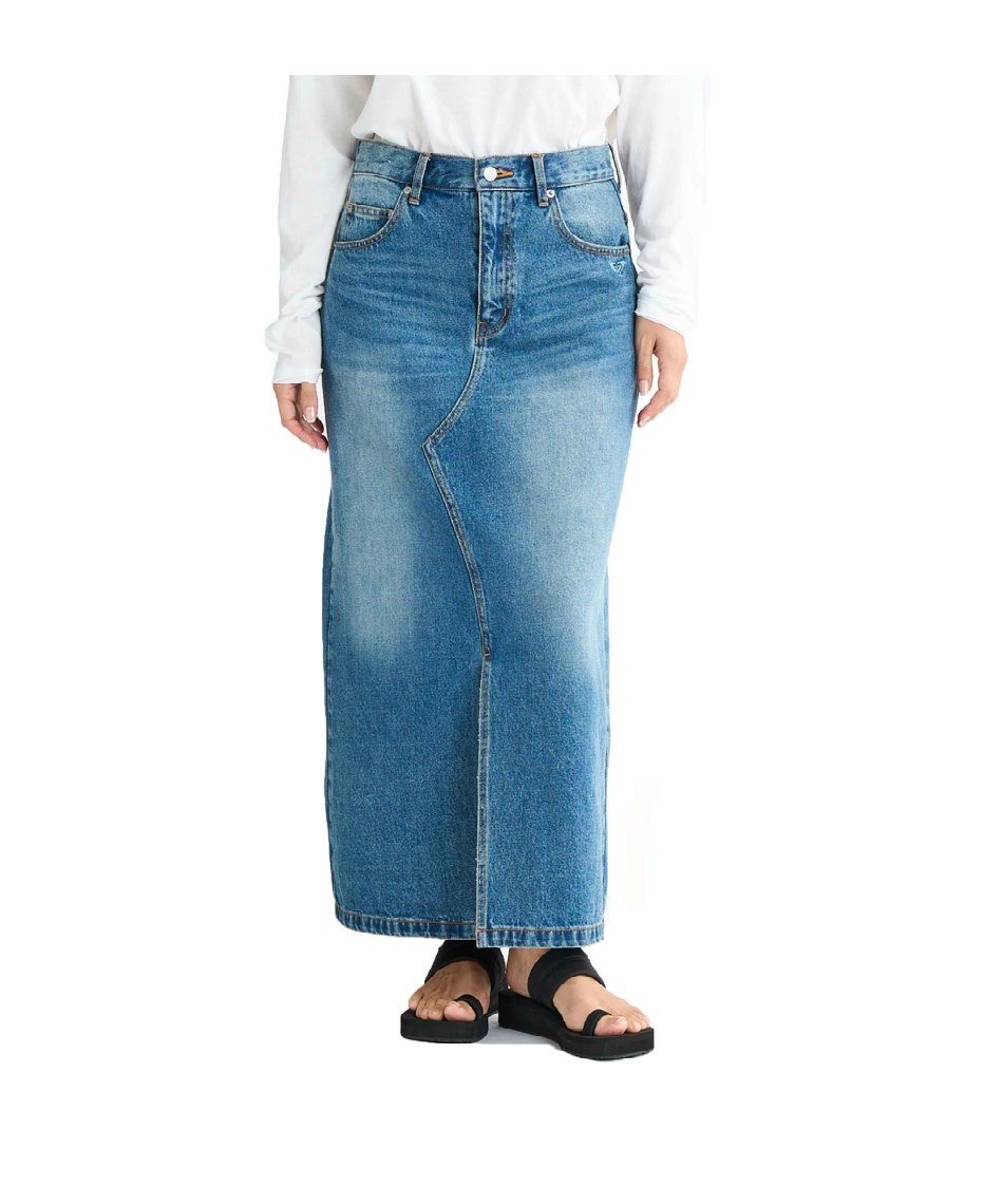 l|Cg96pt 20% OFF^SALE yzLV[(ROXY) Opc LIVED IN DENIM SKIRT EBY OXJ[g RSK251062 yKiz fB[X IND L