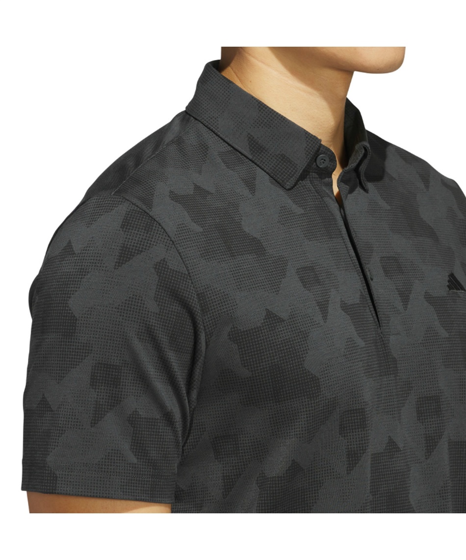 adidas GOLF ゴルフ 立体裁断 半袖 ドライ ポロシャツゴルフウェア adidas アディダス ゴルフウェア IKK74 HEAT.RDY デボス