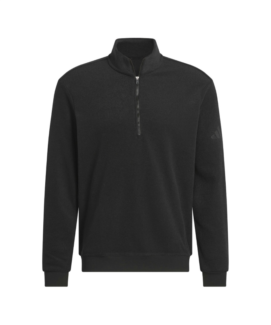 新品adidas ジップアップジャケット 黒　フリースセットアップ　ゴルフ秋冬 Hypegolf限定でadidas Golfのスペシャルカスタムしたアイテムを