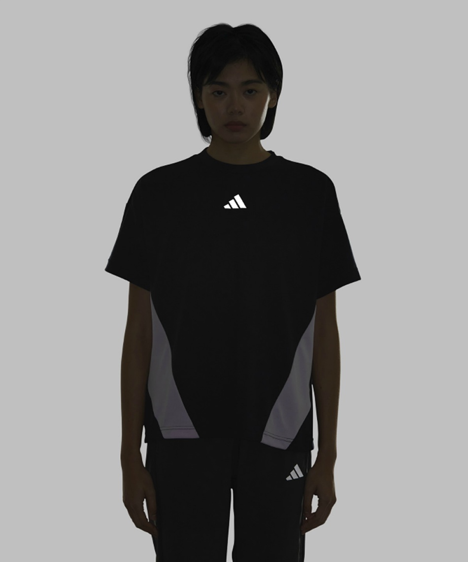 アディダス(adidas) Tシャツ 半袖 カラーブロック 半袖Tシャツ JP0007