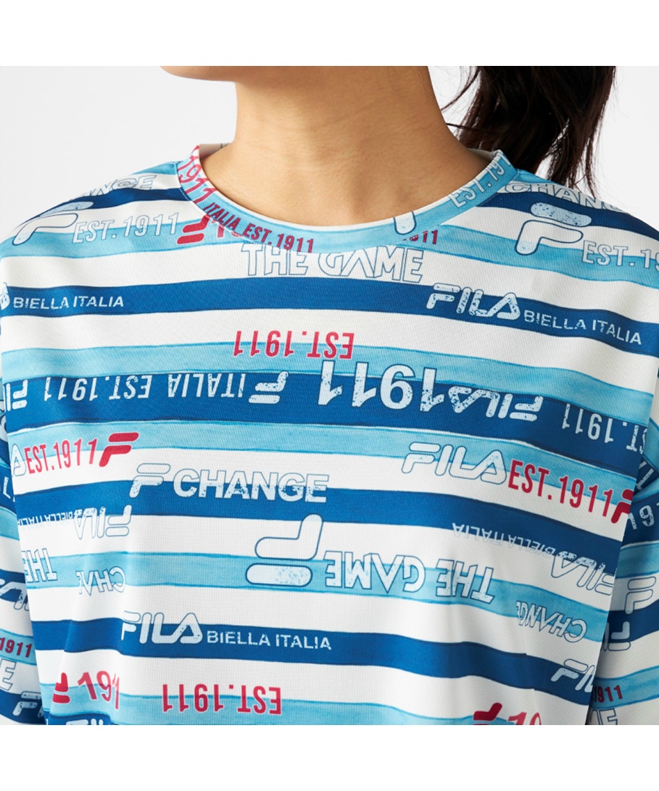 フィラ(FILA)水着 カバーアップTシャツ タンキニ 4点セット 325601-NV