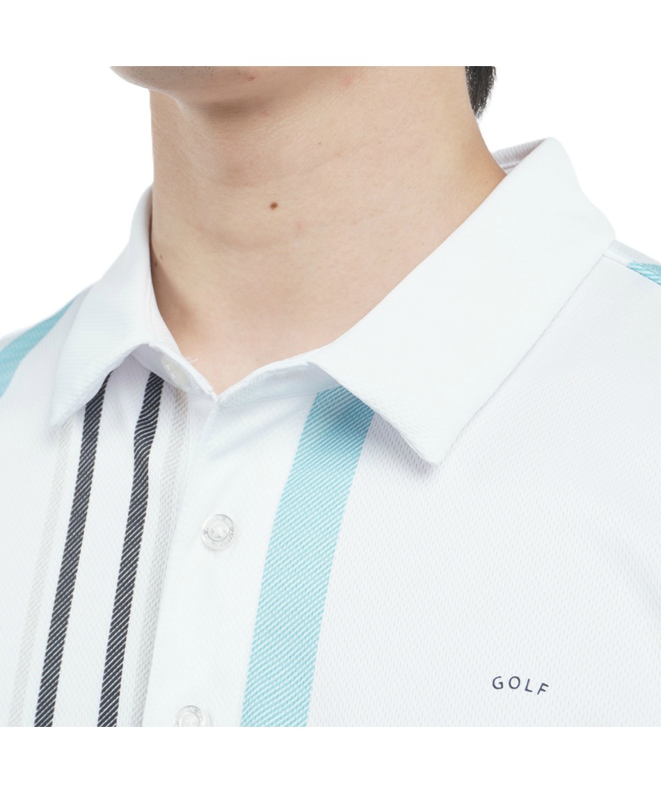 アドミラル(Admiral) ゴルフウェア ポロシャツ 半袖 チェックプリント