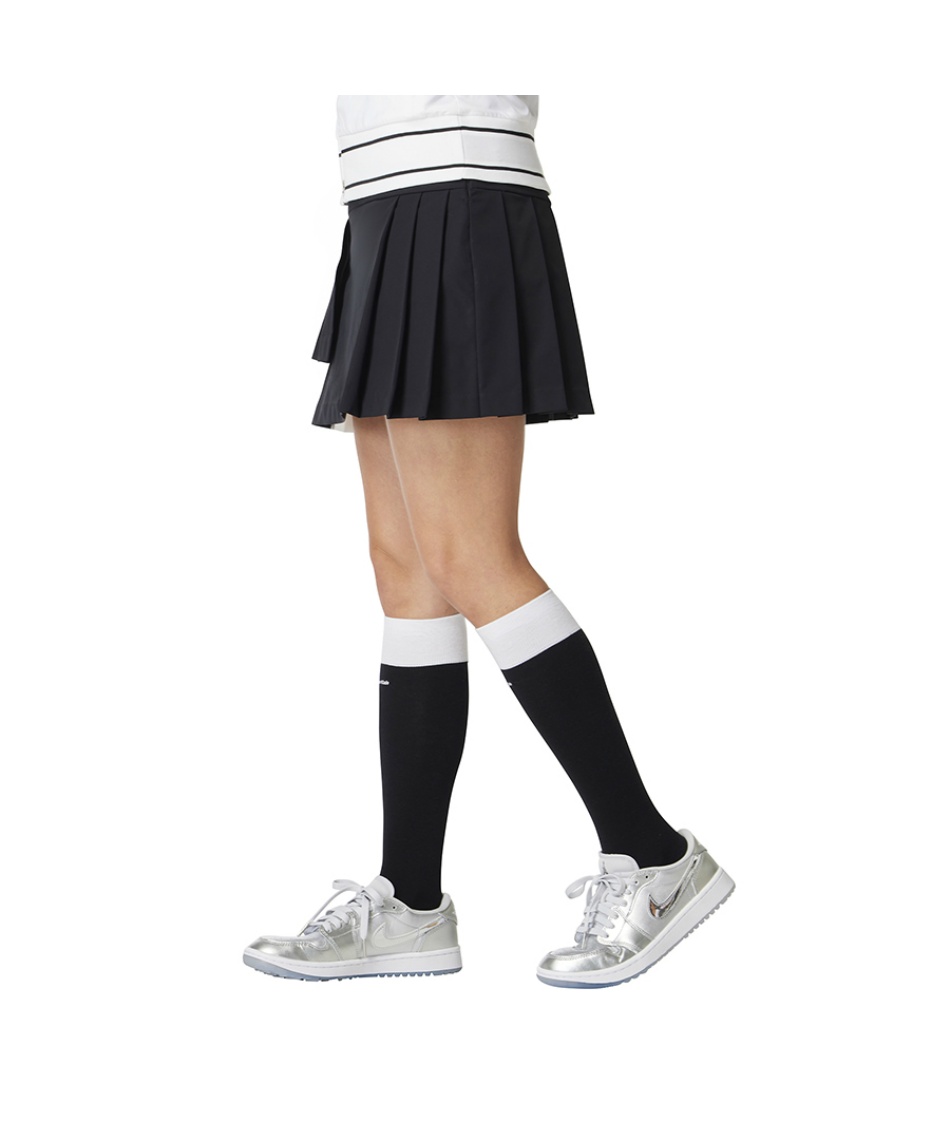 新品タグ付きTaylorMade ゴルフ プリーツスカート 黒 テーラーメイド(TaylorMade) ゴルフウェア スカート ウィメンズ ダブル