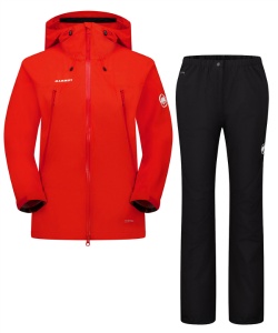 l|Cg359pt 33% OFF^SALE yz}[g(MAMMUT) CEFA㉺Zbg Masao Light Rain-Suit AF Women 1010-31360-3777 yKiz fB[X m red|bk MiEU|Sj