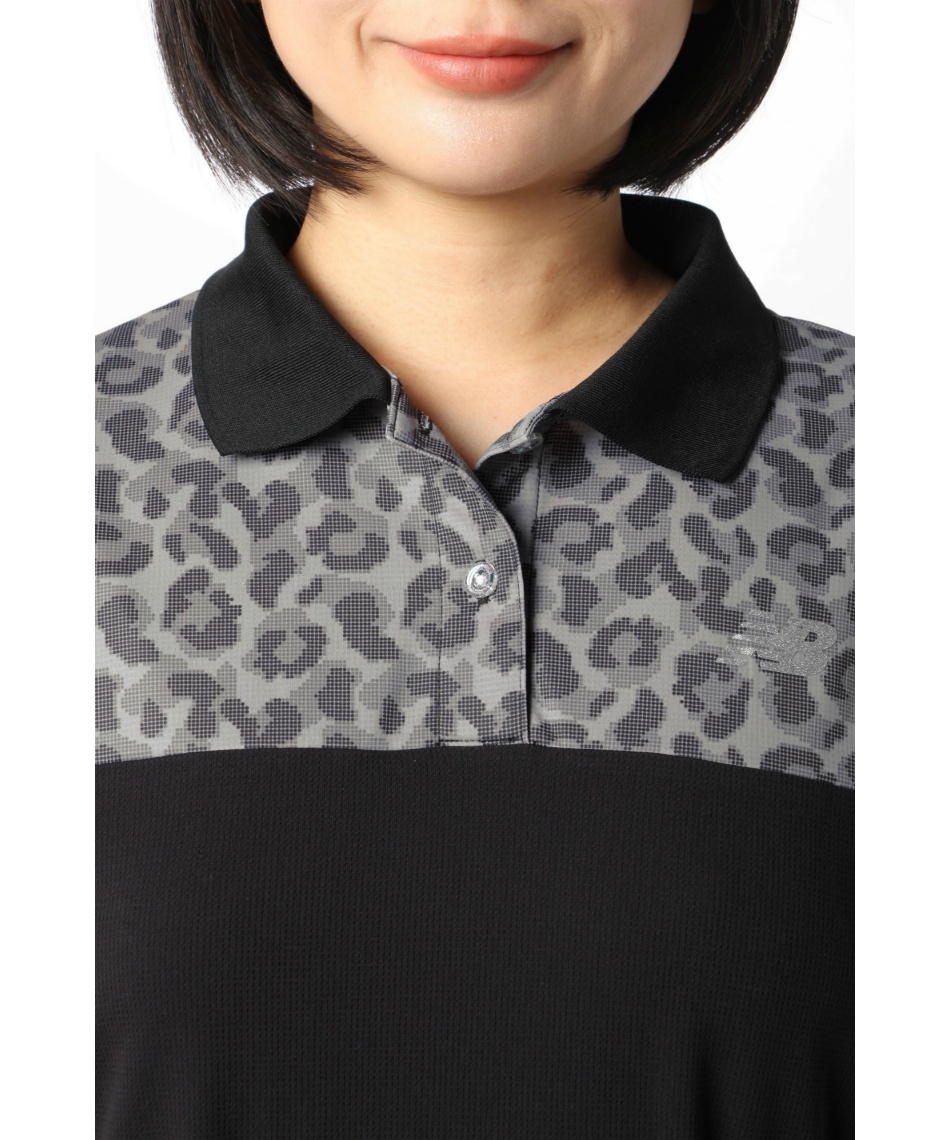 ゴルフウェア ワンピースレオパード半袖ワンピース012-5124503