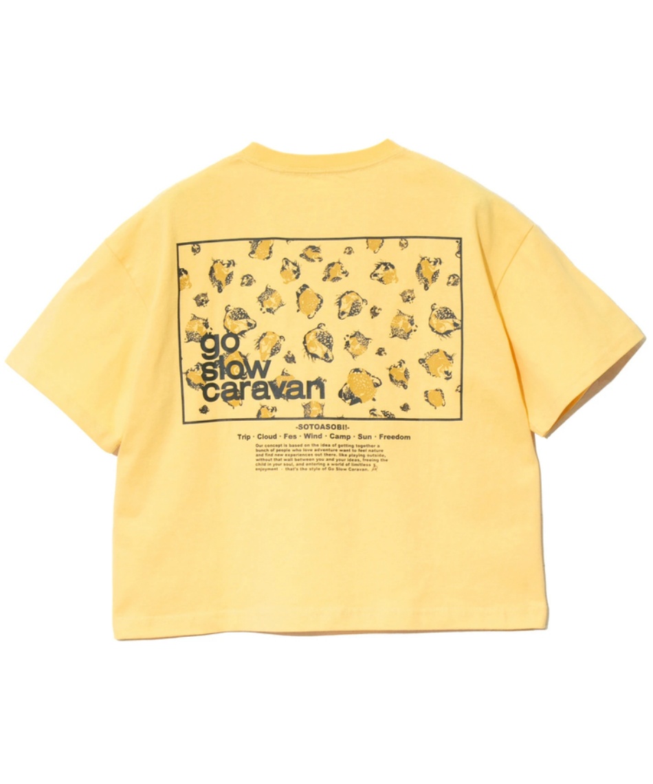 ゴースローキャラバン(Go Slow Caravan) Tシャツ 半袖 USA/Cスクエア